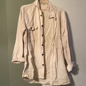 Light cream colored mens jacket